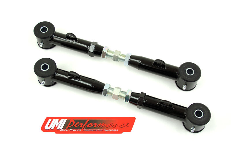 Chevrolet Camaro Alignment Toe Arms - Rear - UMI Performance - Adjustable, Polyurethane Bushings - `10-`14
